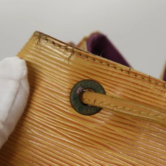 LOUIS VUITTON Epi Petit Noe Shoulder Bag Yellow - Picture 9 of 15
